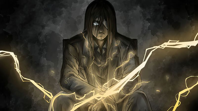 Eren Yeager, Lightning, Shingeki no Kyojin, Attack on Titan