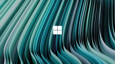 Windows 11, Teal abstract, Abstract Waves, Digital Art, Modern, Aesthetic, Fluid, Minimalist, Gradient Abstract, 5K