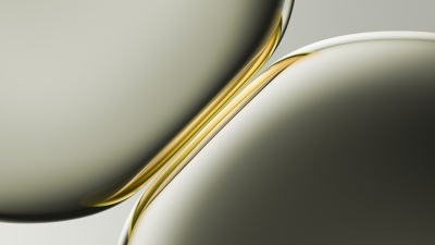 Golden yellow, Gradient Abstract, 3D Render, Gradient background, 5K