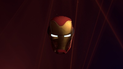 Iron Man, Helmet, Tony Stark, Dark red, Minimalist, Marvel Superheroes, 5K