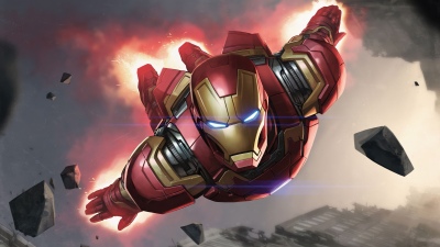 Iron Man, Artwork, Marvel Superheroes, 5K
