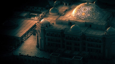 Sheikh Zayed Grand Mosque, Dark aesthetic, Abu Dhabi, United Arab Emirates, Ancient architecture, Islamic, Arab, Spiritual, 5K