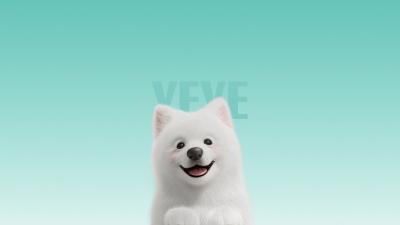 Samoyed, Cute dog, Puppy, 5K, Honor Magic V Flip 2, Stock