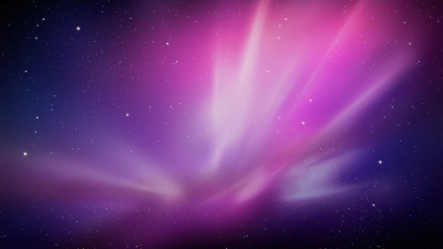 OS X Snow Leopard, Pink aesthetic, Aurora sky, Mac OS X, Stock, 5K