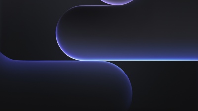 Purple abstract, Blue light, 5K, Dark aesthetic, Dark background, Geometric