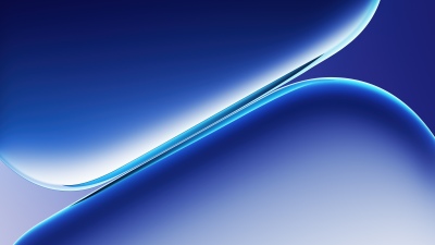 Blue abstract, Gradient curves, OnePlus Pad Go 2, Stock, 5K, Blue aesthetic