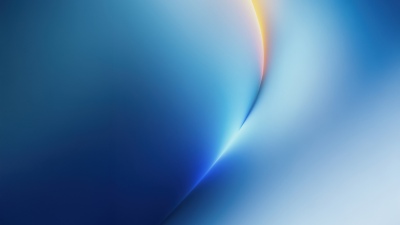 Blue abstract, Blue gradient, Curved lines, Modern, Honor Win, Stock, 5K