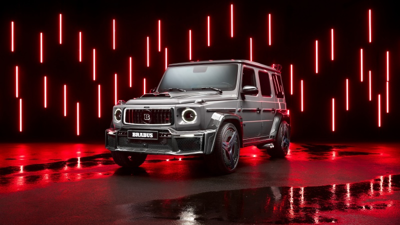 Brabus 900, Mercedes-AMG G 63, 5K, 8K, Red aesthetic, LED lighting, Super Sports SUV
