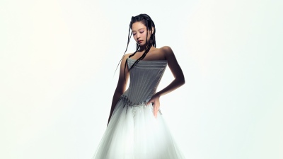 Jennie, DEADLINE (Blackpink), 5K, 8K, White background, Blackpink