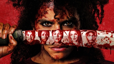 They Will Kill You (2026), Zazie Beetz, 5K, Movie poster, Blood, Red background