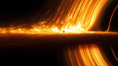 Gargantua, Endurance, Interstellar, Black hole, 5K, Outer space