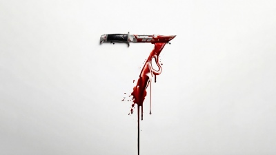 Scream 7, Bloody knife, 2026 Movies, White background, 5K