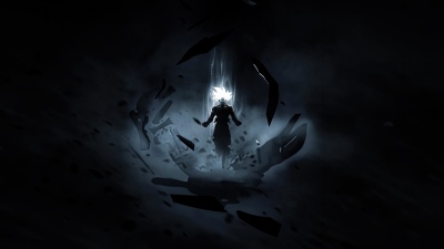 Goku, Perfected Ultra Instinct, 5K, Dark background, Naruto