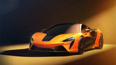 McLaren Artura Spider, 2026, 5K, Sports cars, Race cars, Orange cars, Championship Edition
