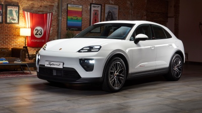 Porsche Macan 4 Spirit, 2026, 5K, White cars
