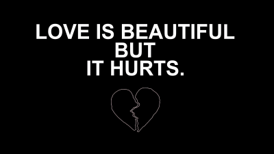 Broken heart, Heartbreak, Minimalist, Love quotes, Sadness, 5K, AMOLED, Black background