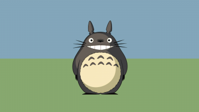 Totoro, 5K, Minimalist, My Neighbor Totoro, Studio Ghibli, Anime poster